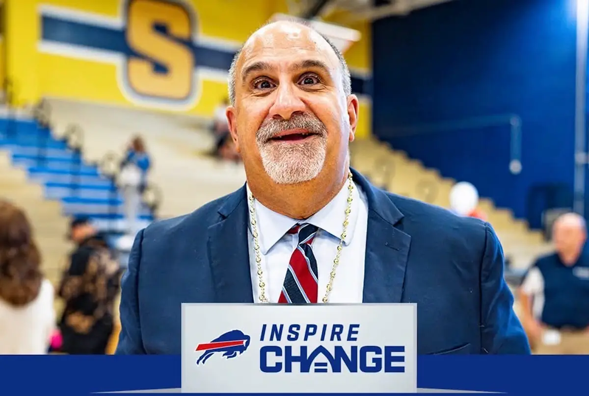 Bills Name Niagara Falls Superintendent Mark Laurrie 2025 Inspire Change Changemaker