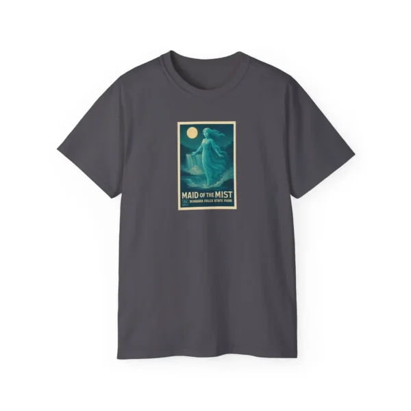 Adult Unisex Cotton T-Shirt - Maid of the Mist - Niagara Legends Collection - Image 9