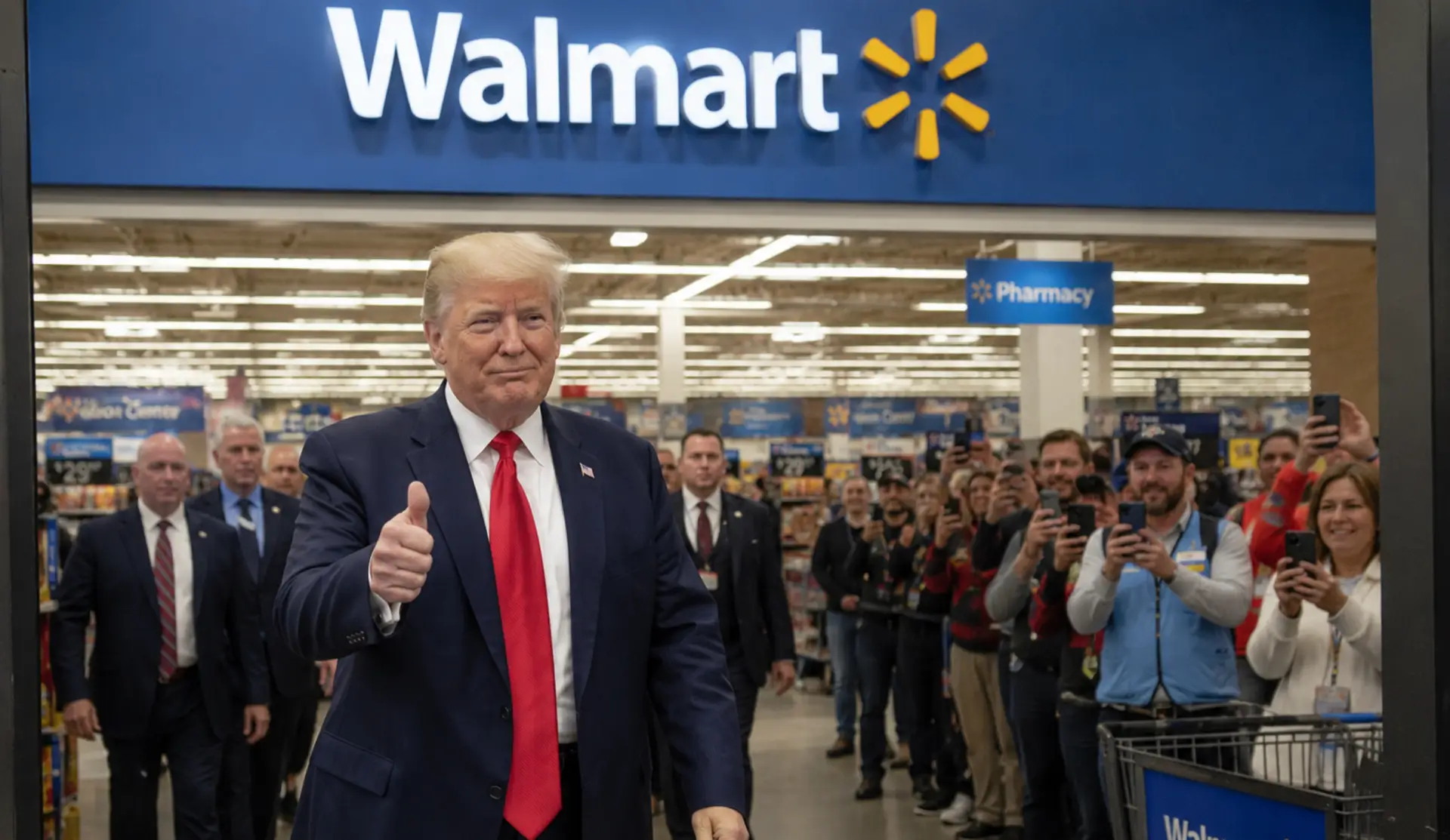 Trump walmart